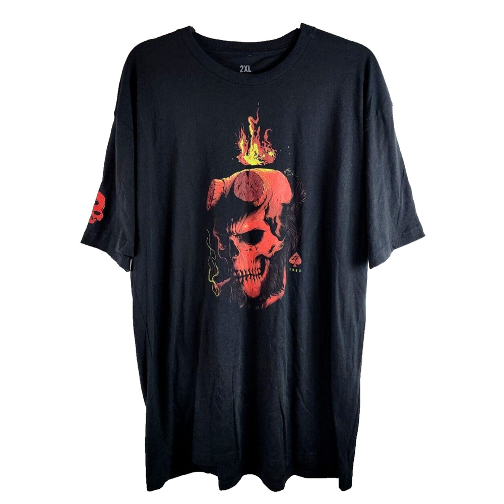 Zero Foxtrot Stay Zero Black Marvel DC HELLBOY SS Graphic T-Shirt Size XXL